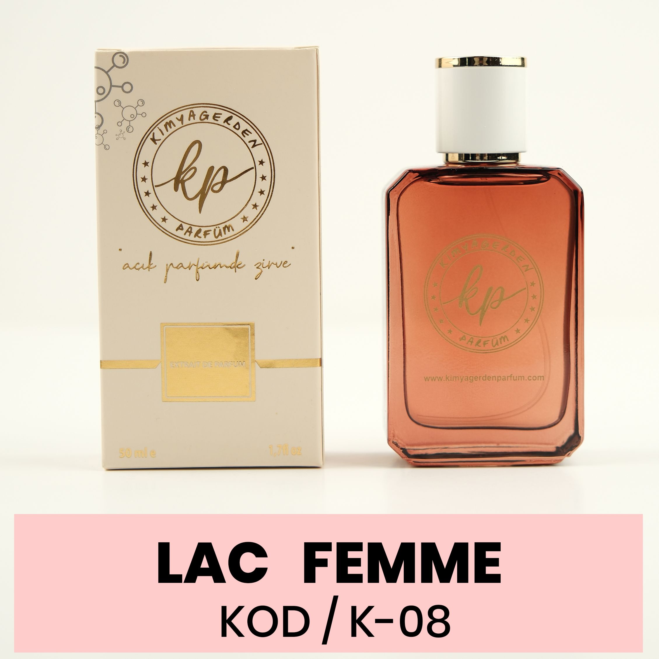 K-08 Kimyagerden Lac Femme - 50 ml