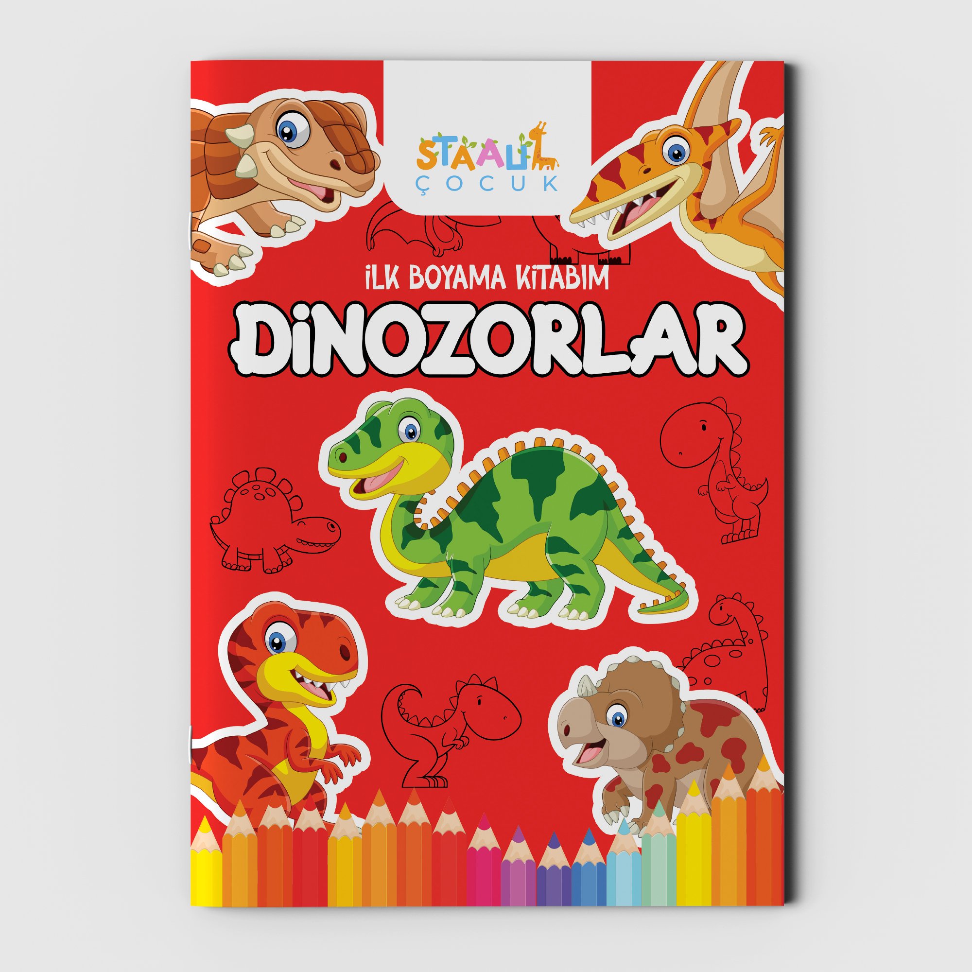 İlk Boyama Kitabım - Dinozorlar