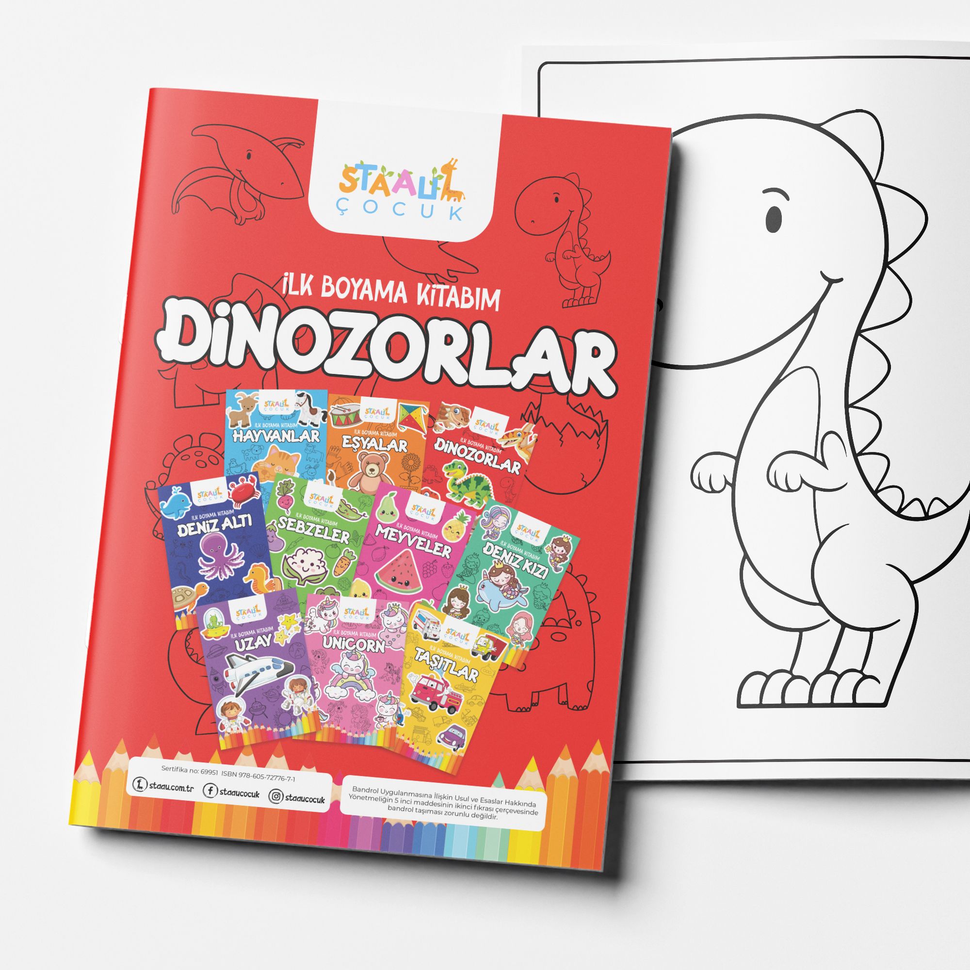 İlk Boyama Kitabım - Dinozorlar