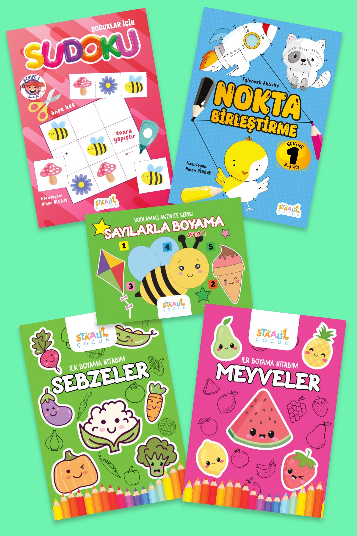 Eğlenceli Aktivite  Seti - 5 (5 kitap)