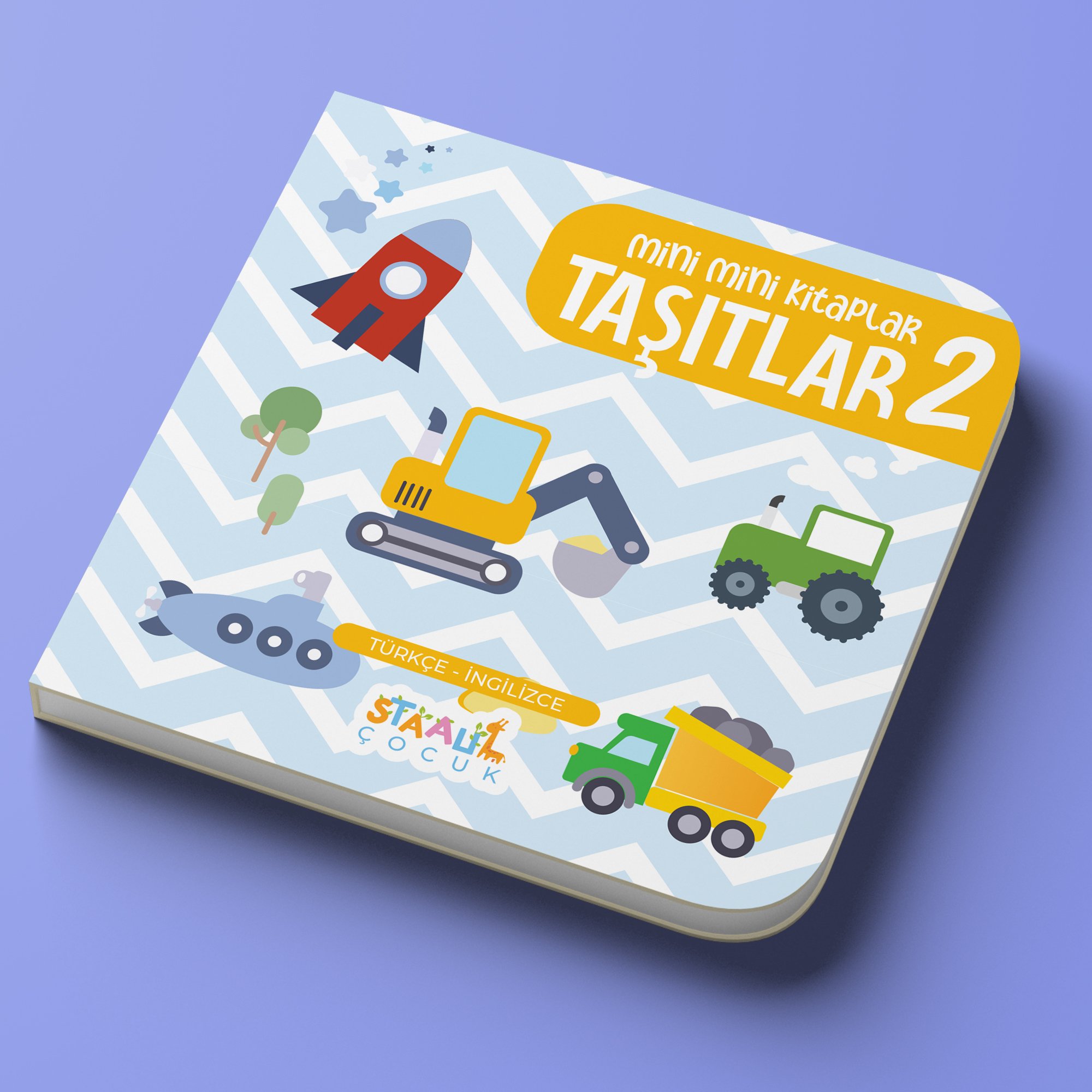 Mini Mini Kitaplar - Taşıtlar 2 (Türkçe-İngilizce)