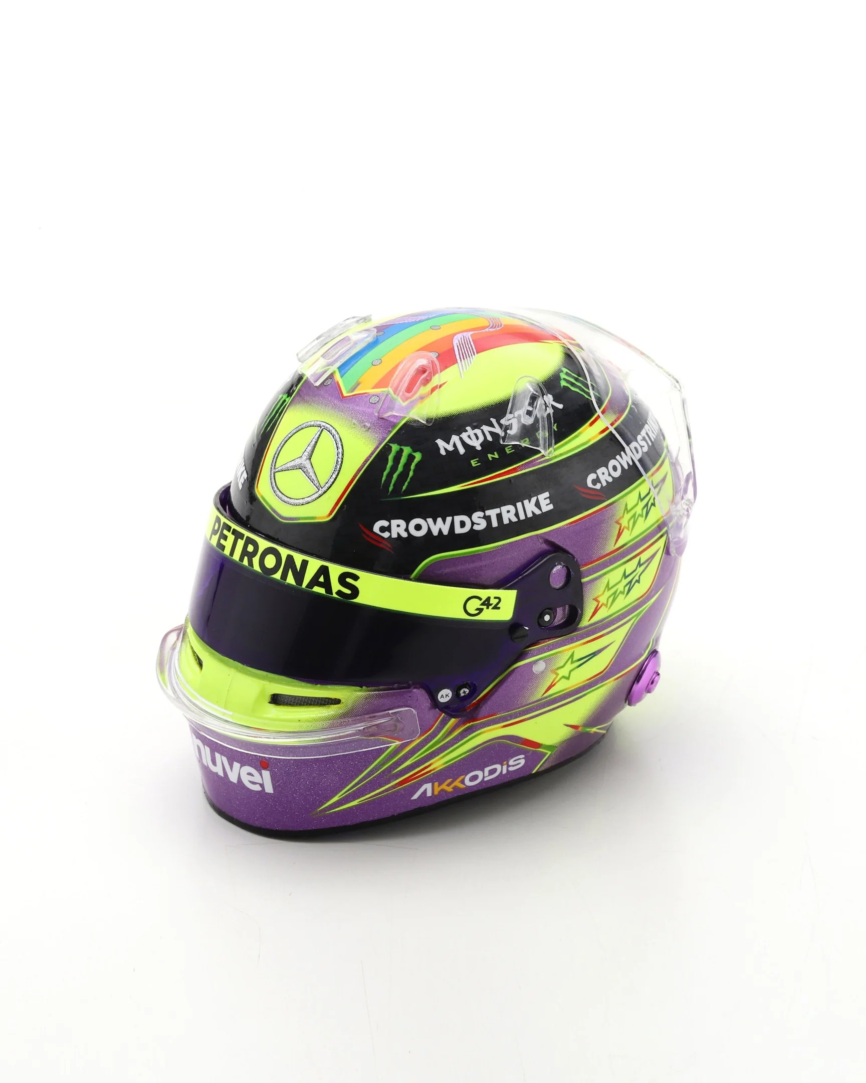 Lewis Hamilton 2023 Spark Helmet 1:5