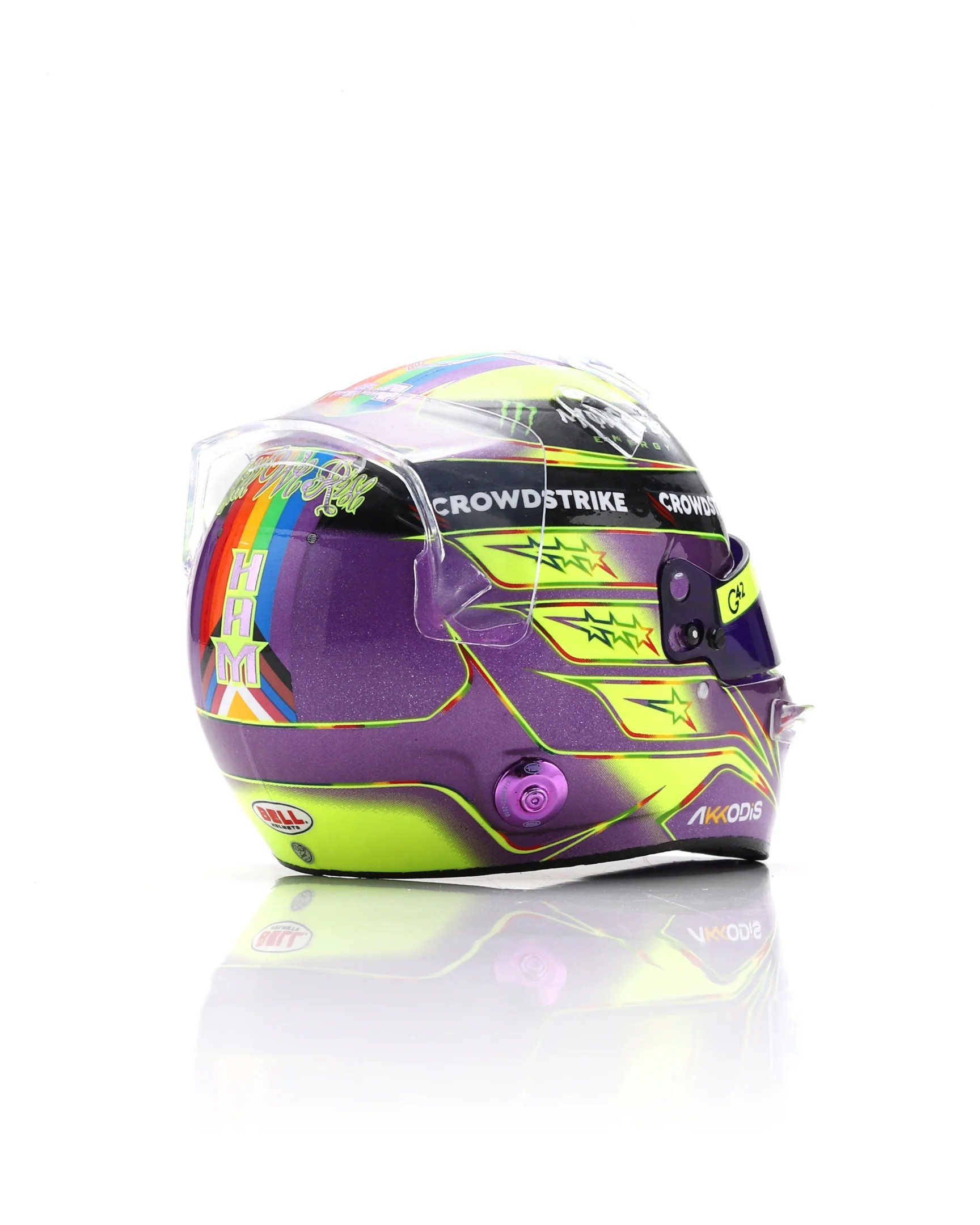 Lewis Hamilton 2023 Spark Helmet 1:5