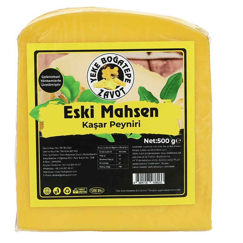 Eski Mahzen Kaşar Peyniri (500 gr)