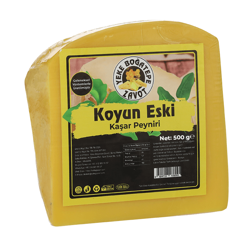 Koyun Eski Kaşar Peyniri (500 gr)