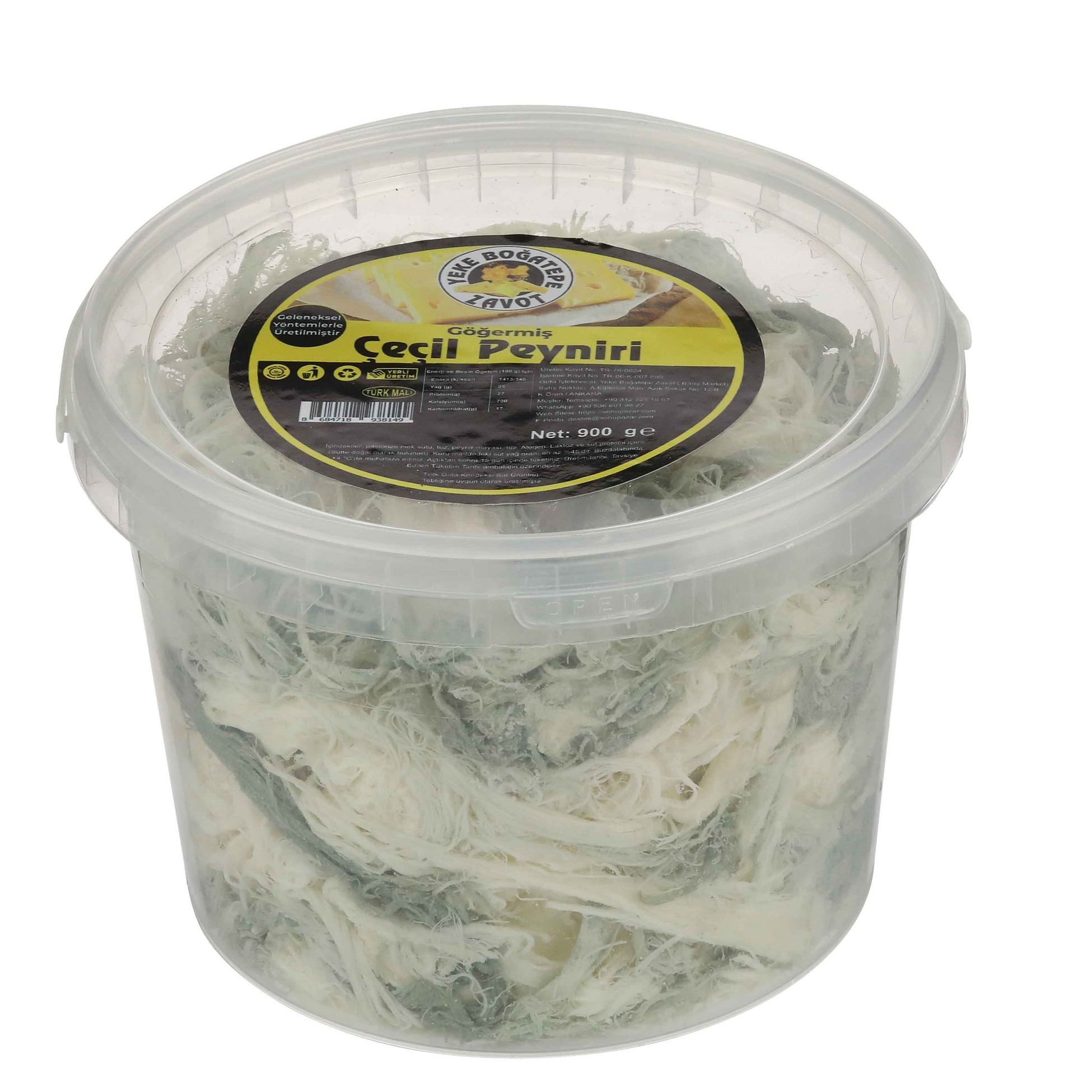 Göğermiş Çeçil Peyniri Kova(900 gr)