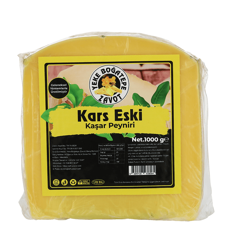 Kars Eski Kaşar Peyniri (1 kg)