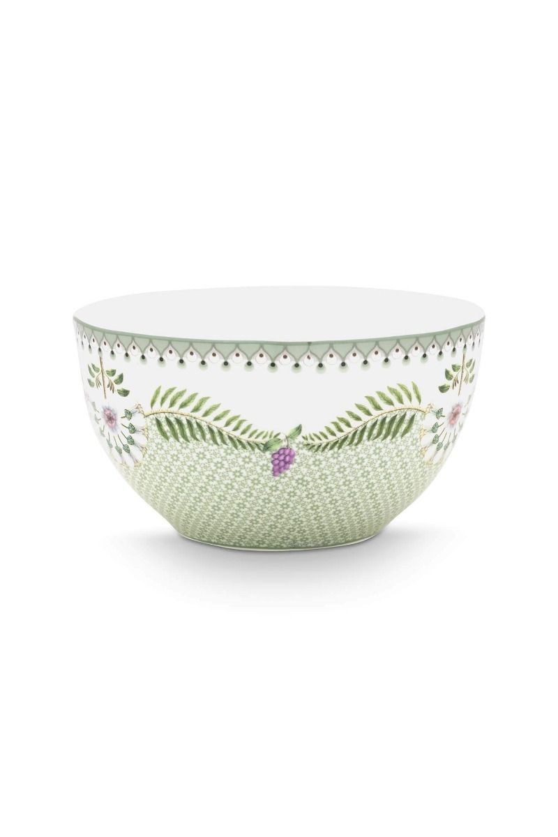 Lily & Lotus Porselen Kase Yeşil Renk 15 cm