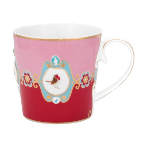 Love Birds Kırmızı Renk Büyük Boy Mug