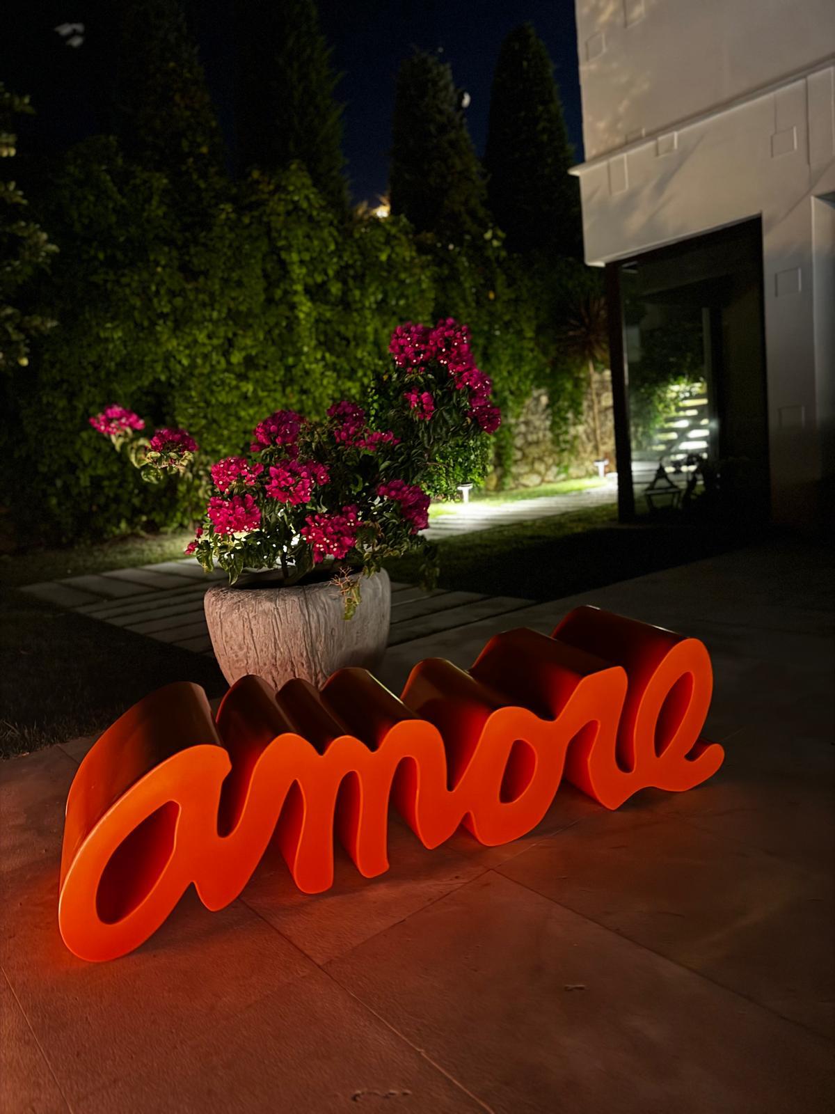 Amore Alev Kırmızı Bench