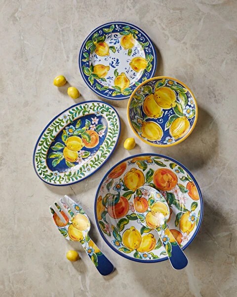 Mavi Melamin Kase 21 Cm Capri Collection by Chiara Alessi
