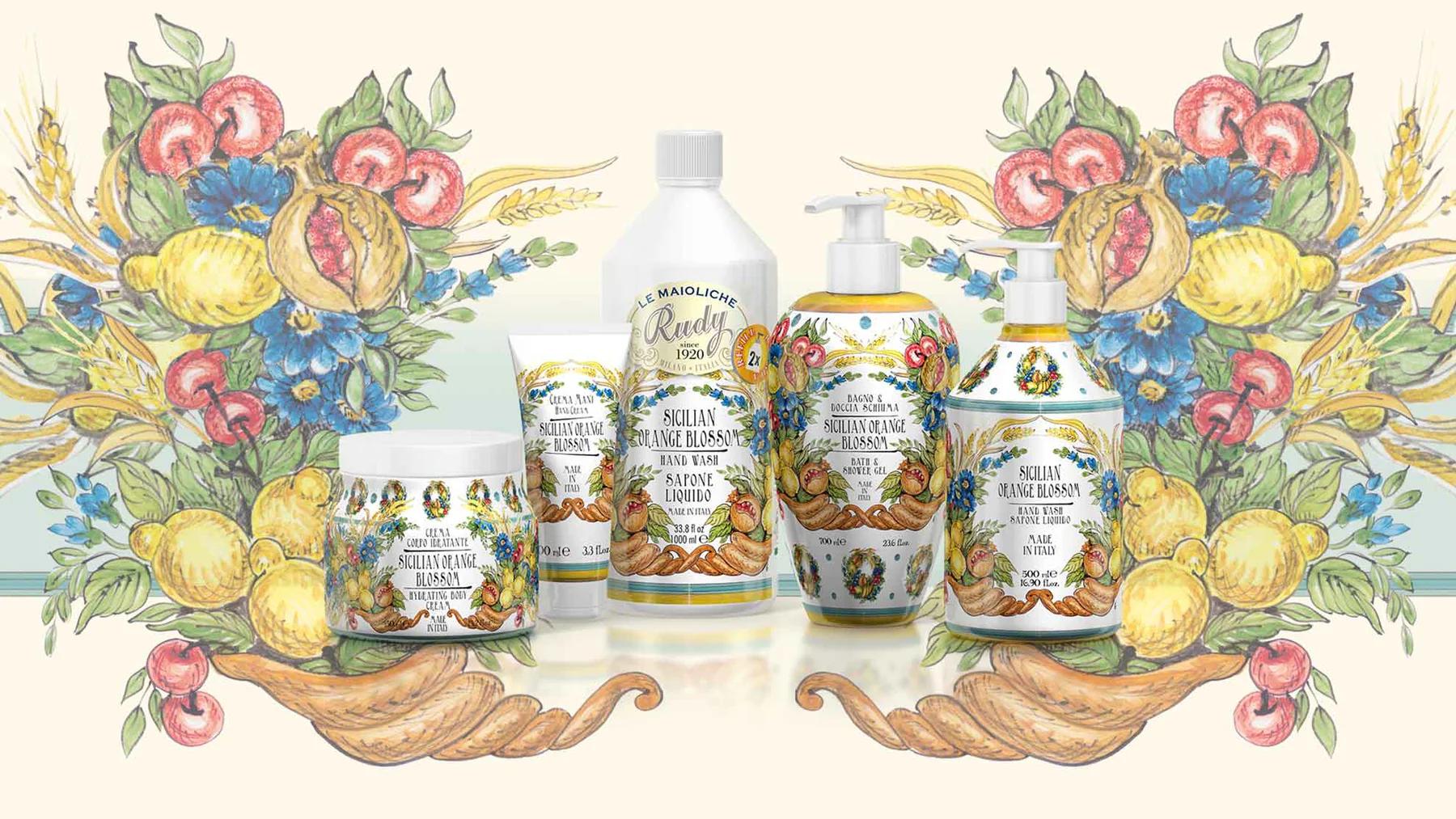 Rudy Milano Sicilya Portakal Çiçeği Nemlendirici Vücut Kremi 450 ml