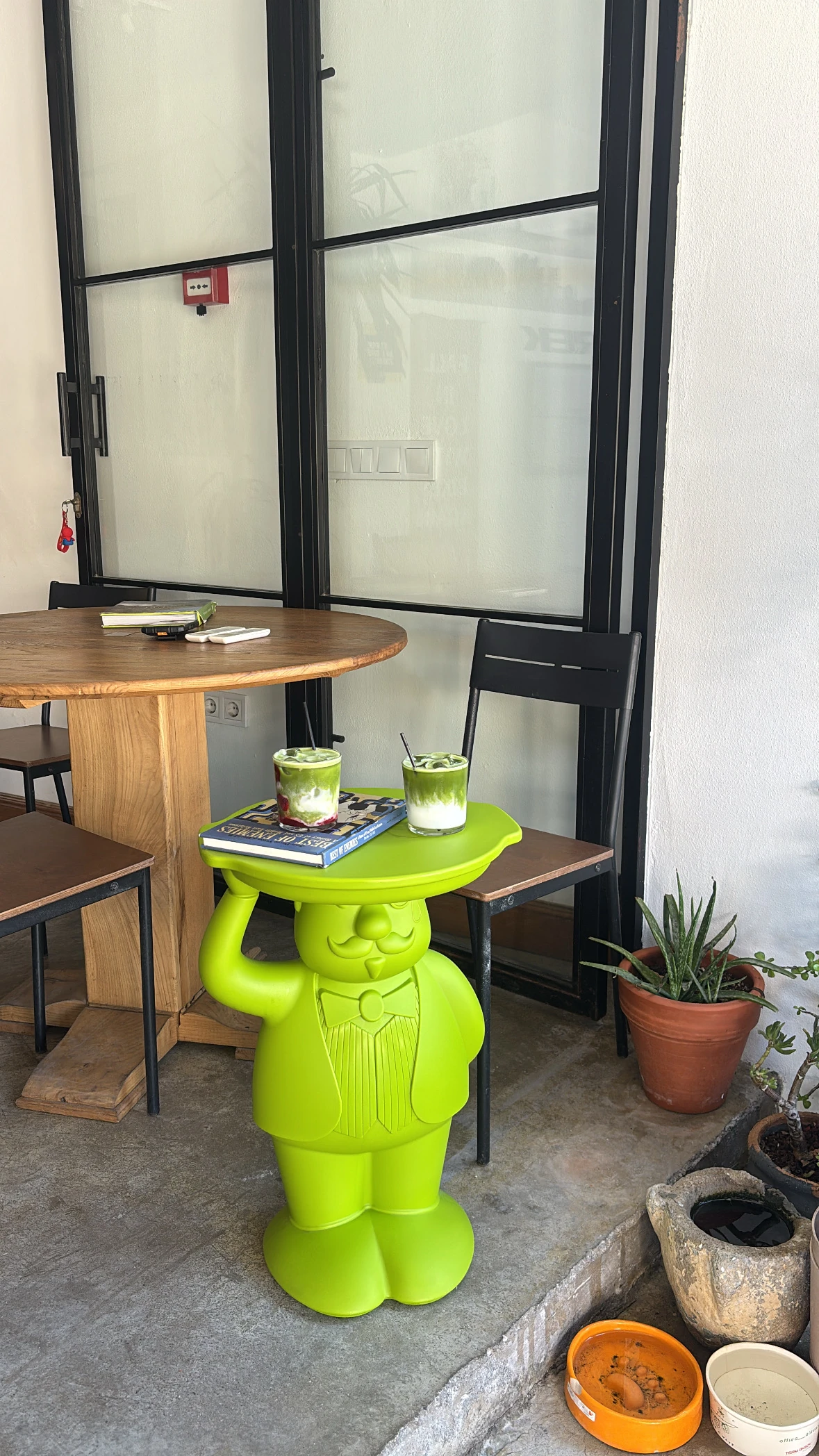 Ambrogio Leylak Yeşil Yan Sehpa