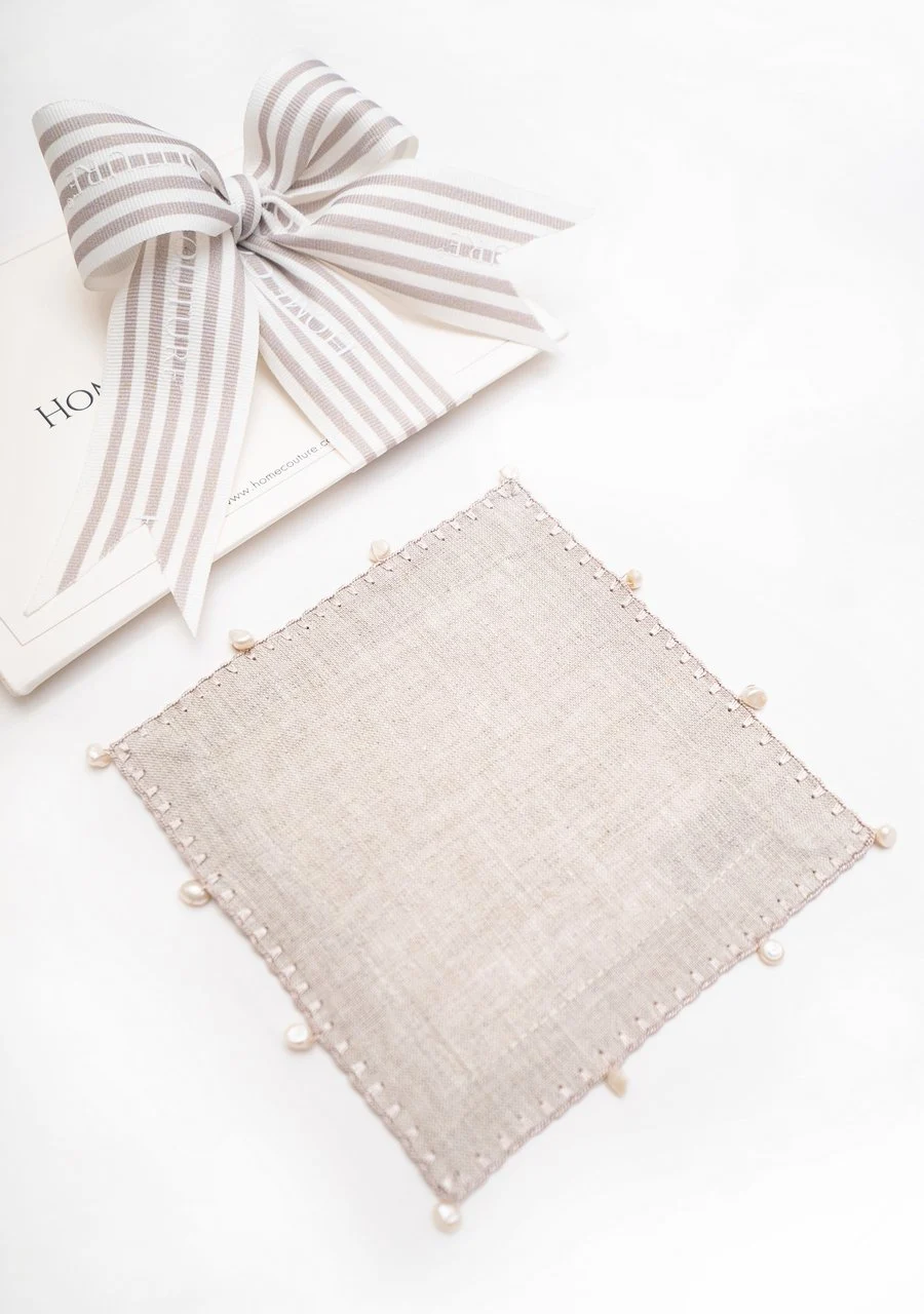 Pearl Simple Double Kokteyl Peçetesi 4'lü Set