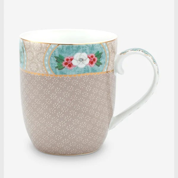 Blushing Birds Haki Küçük Mug 145 ml.