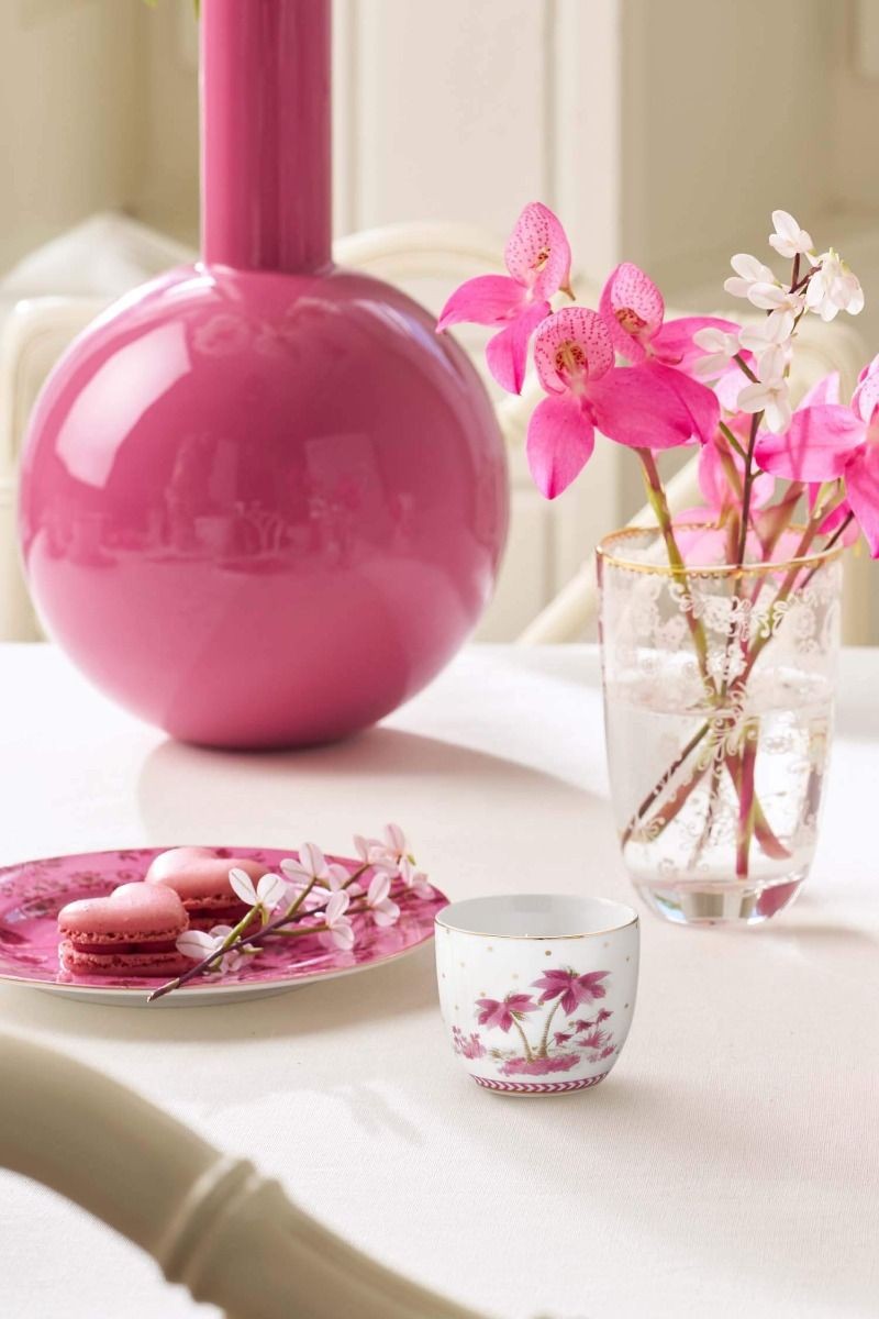 Jolie Porselen Yumurtalık Pembe Renk