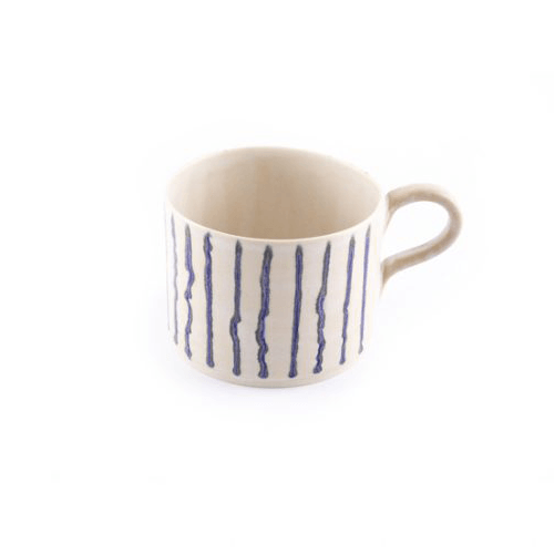Morning Cup Yapımı Porselen Kupa Kobalt Renk