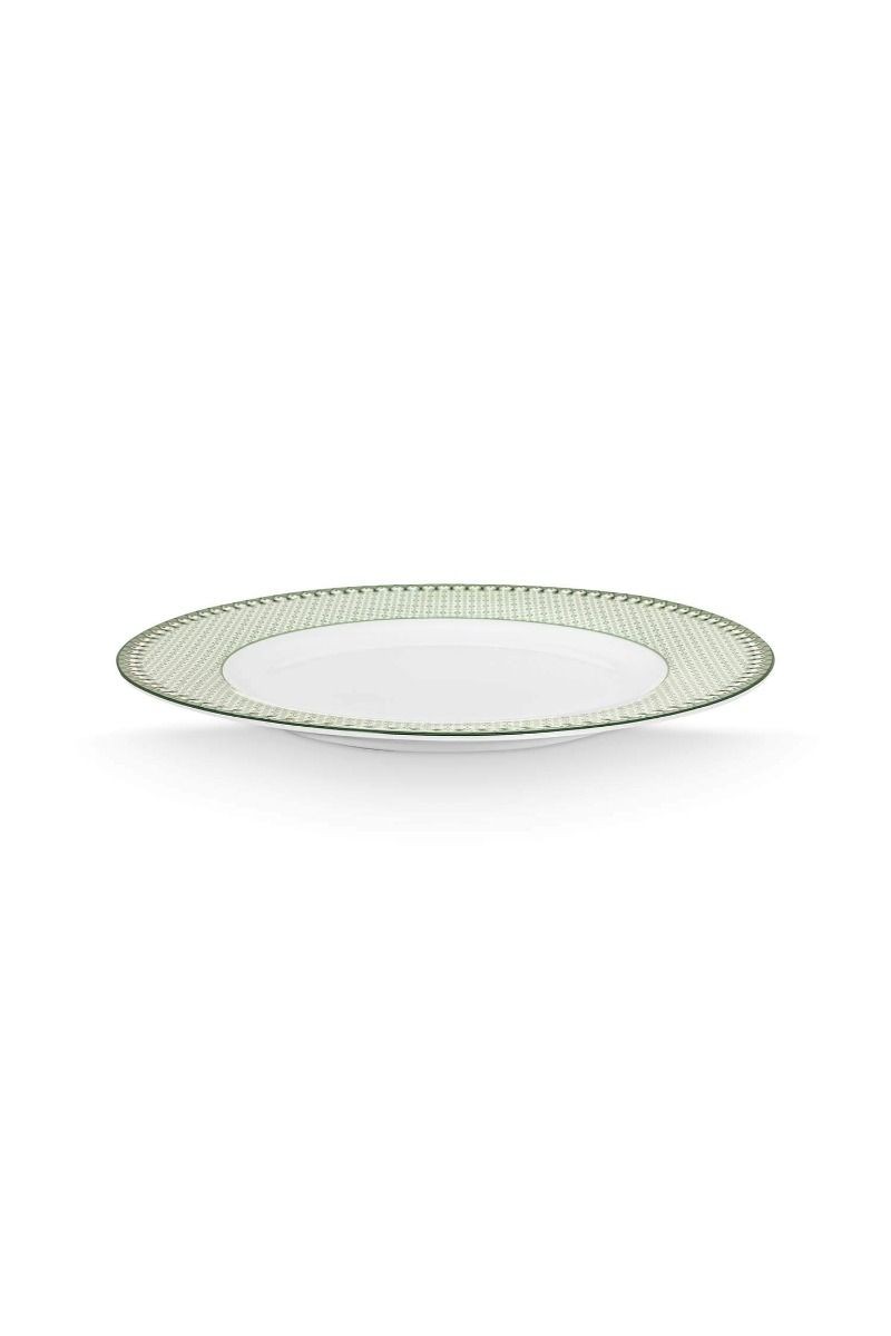 Lily & Lotus Porselen Tabak Yeşil Renk 26,5 cm
