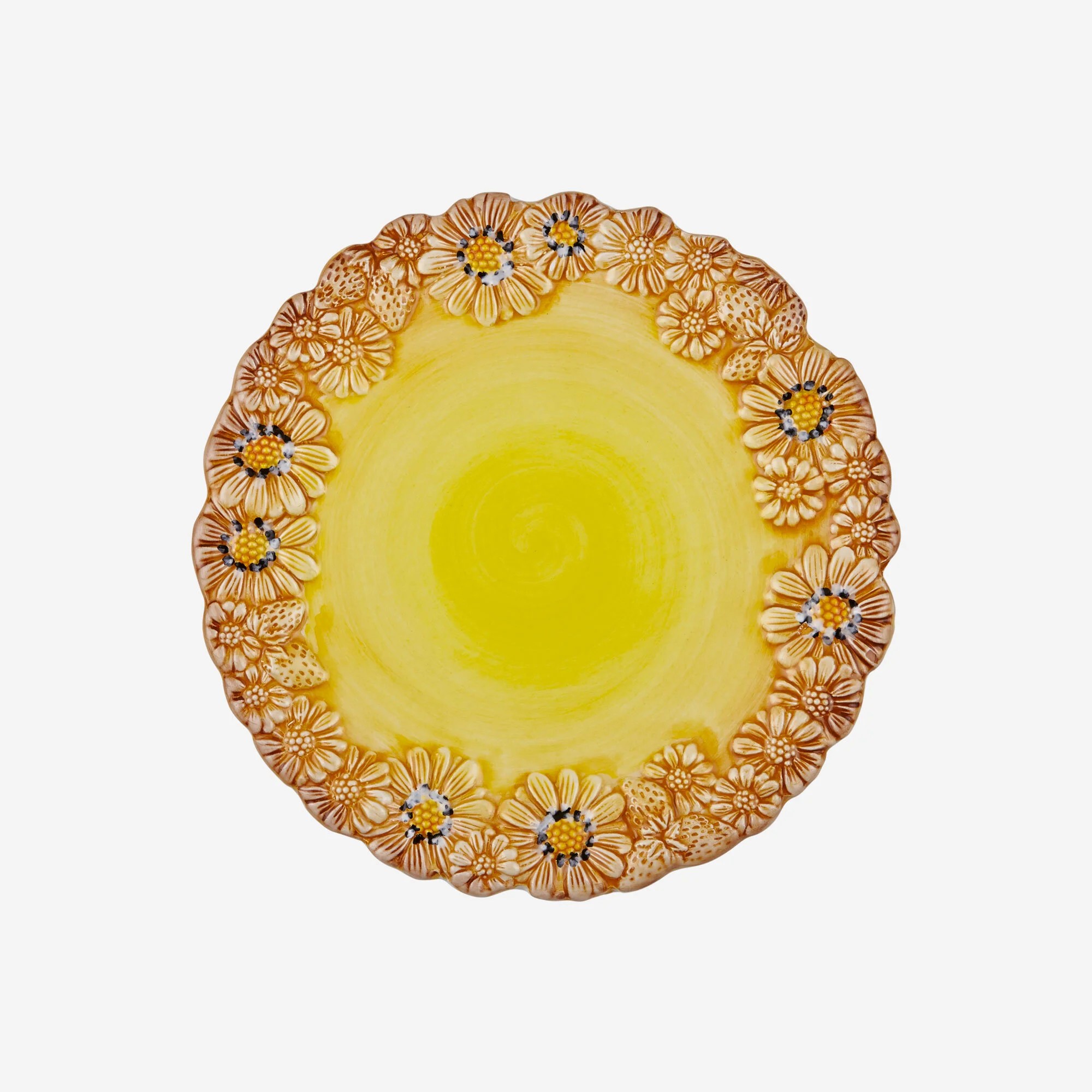 Camomilla Sarı Servis Tabağı 22x22 cm 