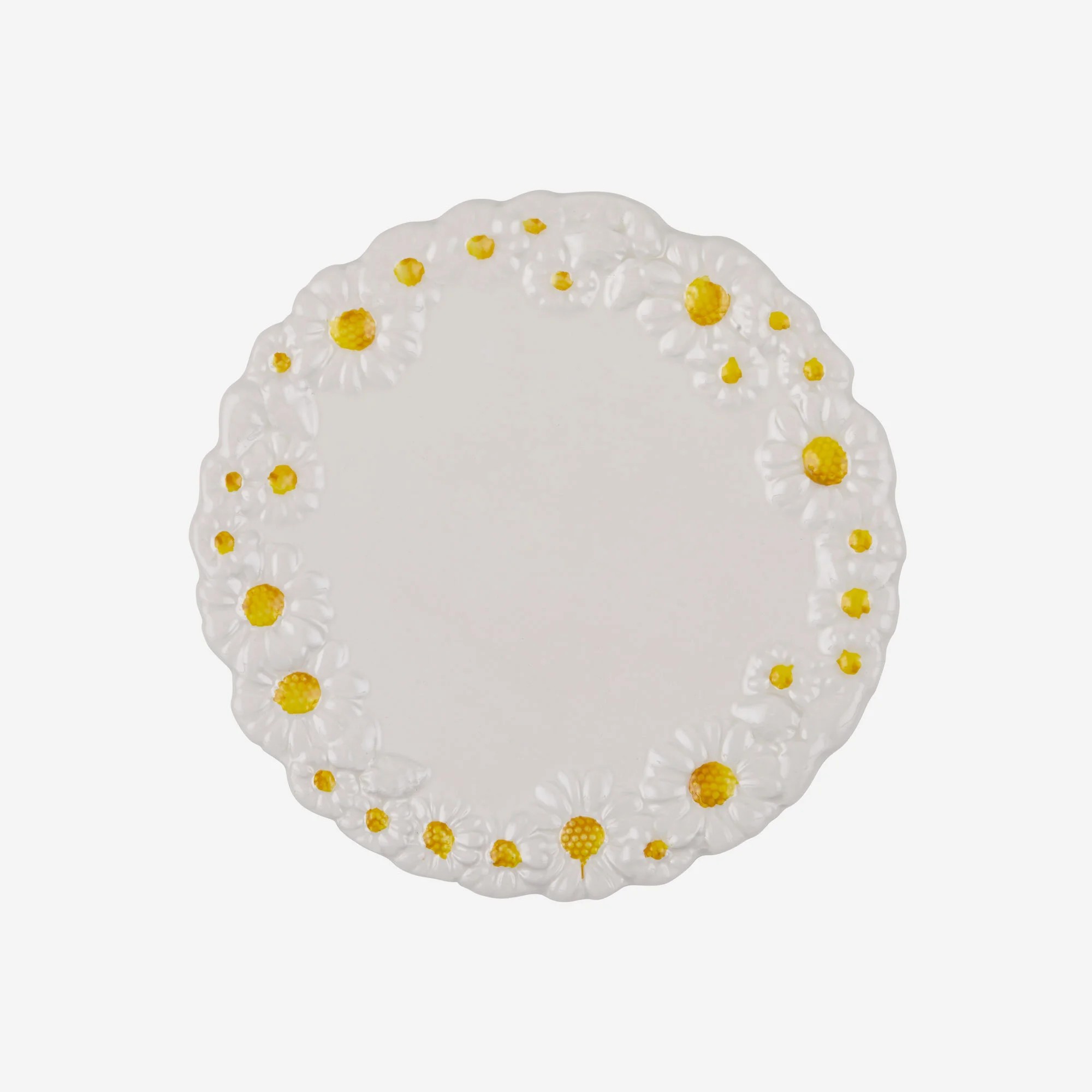 Camomilla Beyaz Servis Tabağı 36x36 cm 