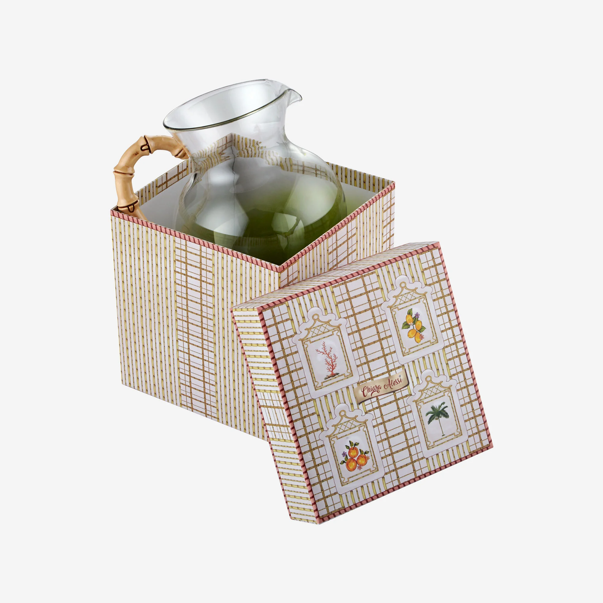 Bambu Akrilik Sürahi 900 ml Yeşil Renk