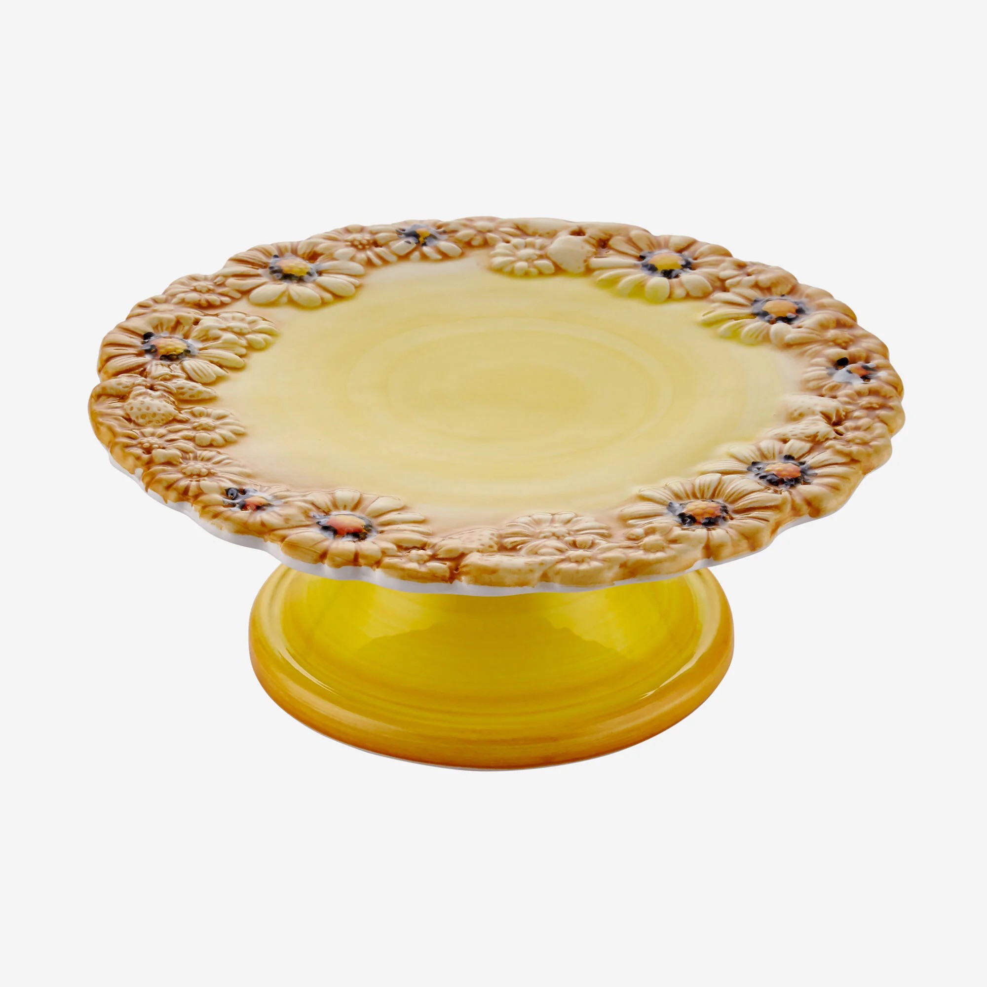 Camomilla Sarı Mini Kek Standı 22x22 cm 
