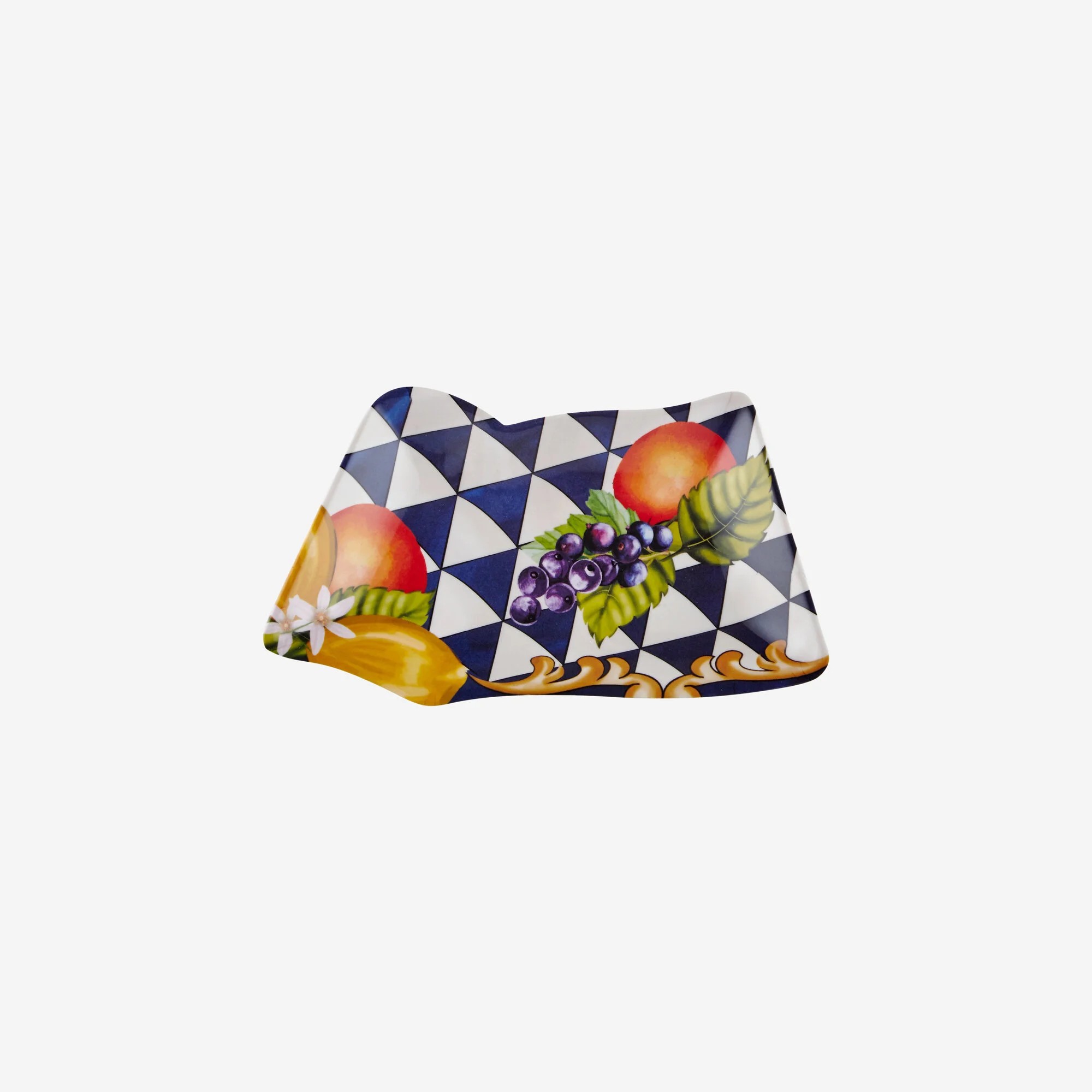 Mavi Melamin Meze Tabağı 7 Parça Capri Collection by Chiara Alessi