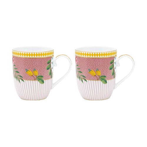 La Majorelle İkili Küçük Mug Seti Pembe Renk 145 ml