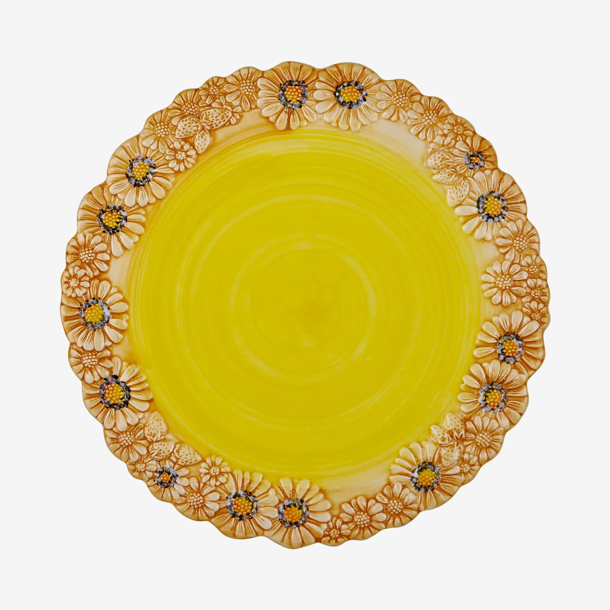 Camomilla Sarı Servis Tabağı 36x36 cm