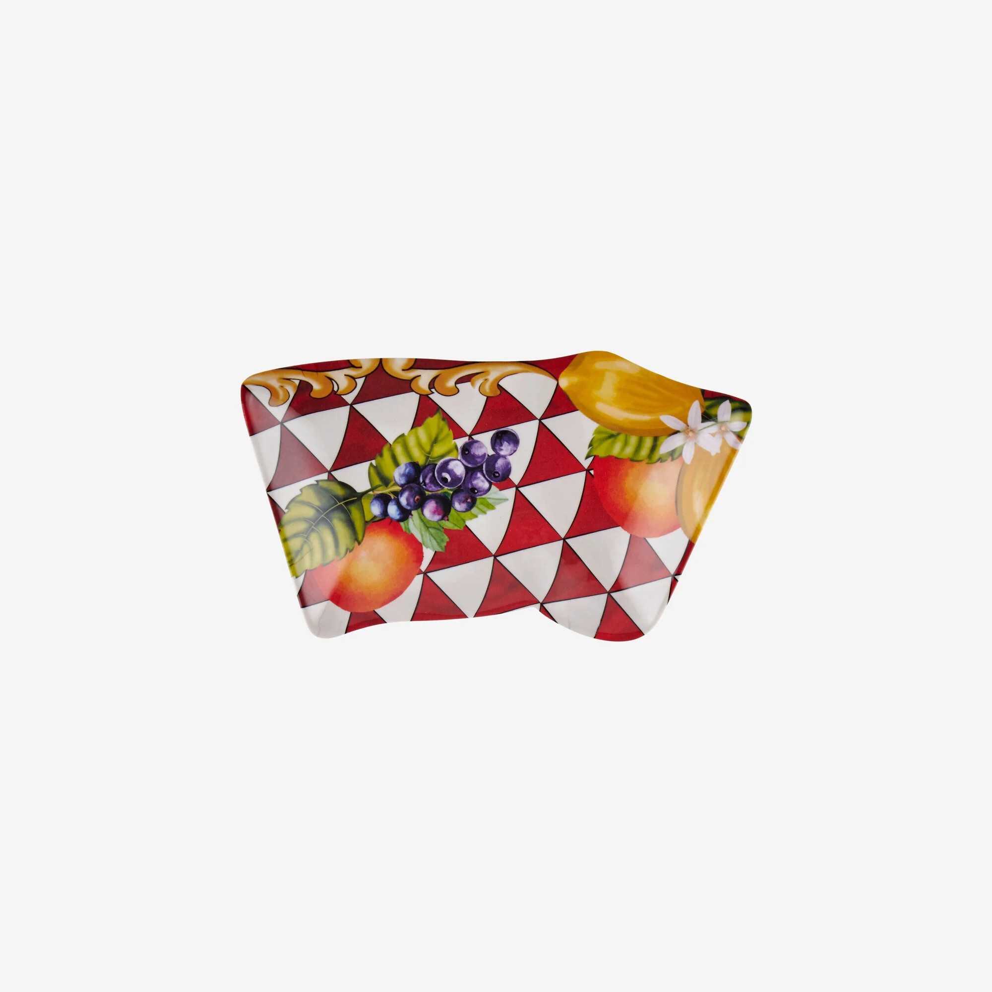 Kırmızı Melamin Meze Tabağı 7 Parça Capri Collection by Chiara Alessi