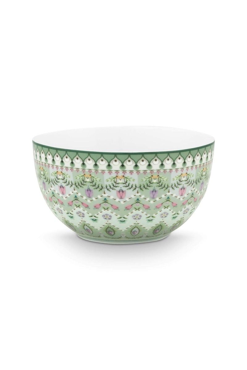 Lily & Lotus Porselen Kase Yeşil Renk 12 cm