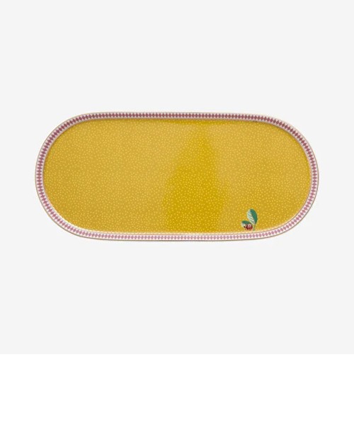 La Majorelle Oval Servis Tabağı Sarı Renk 25 cm