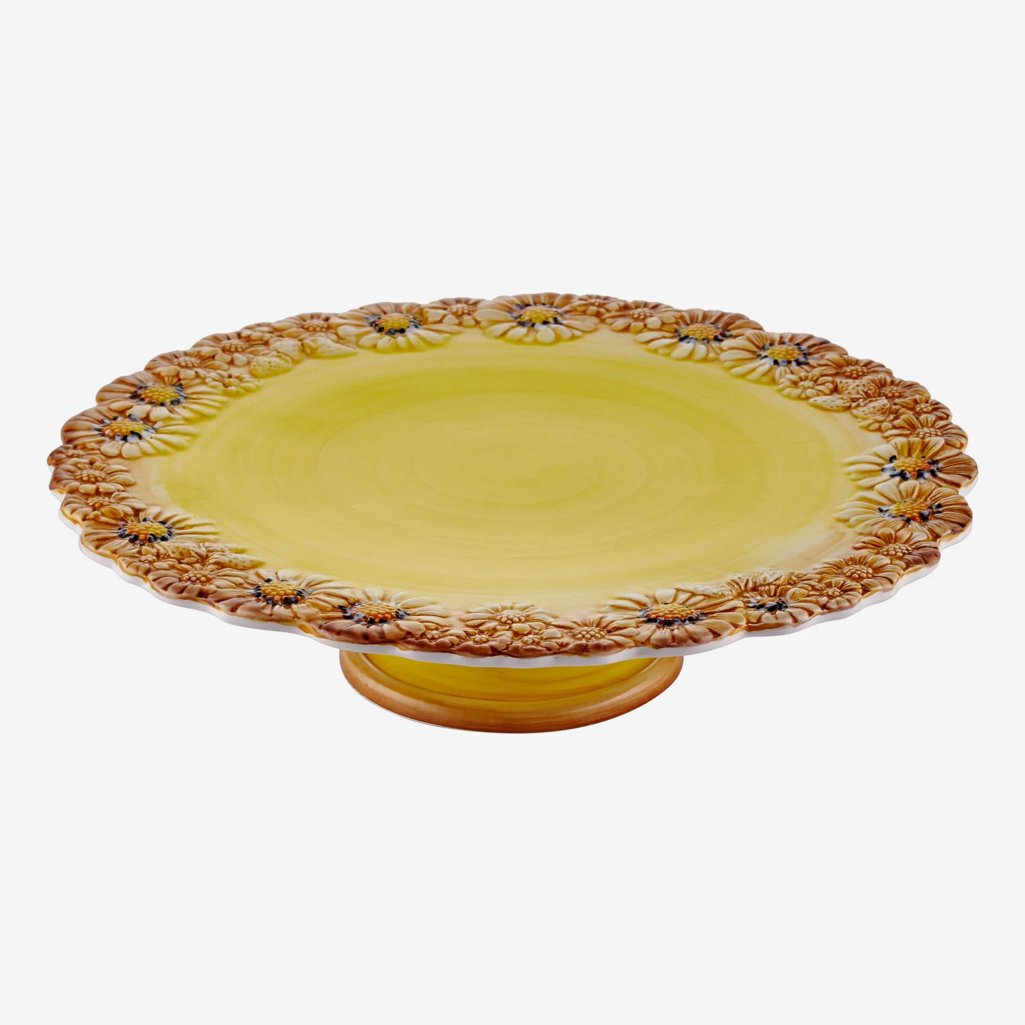 Camomilla Sarı Kek Standı 36x36 cm 