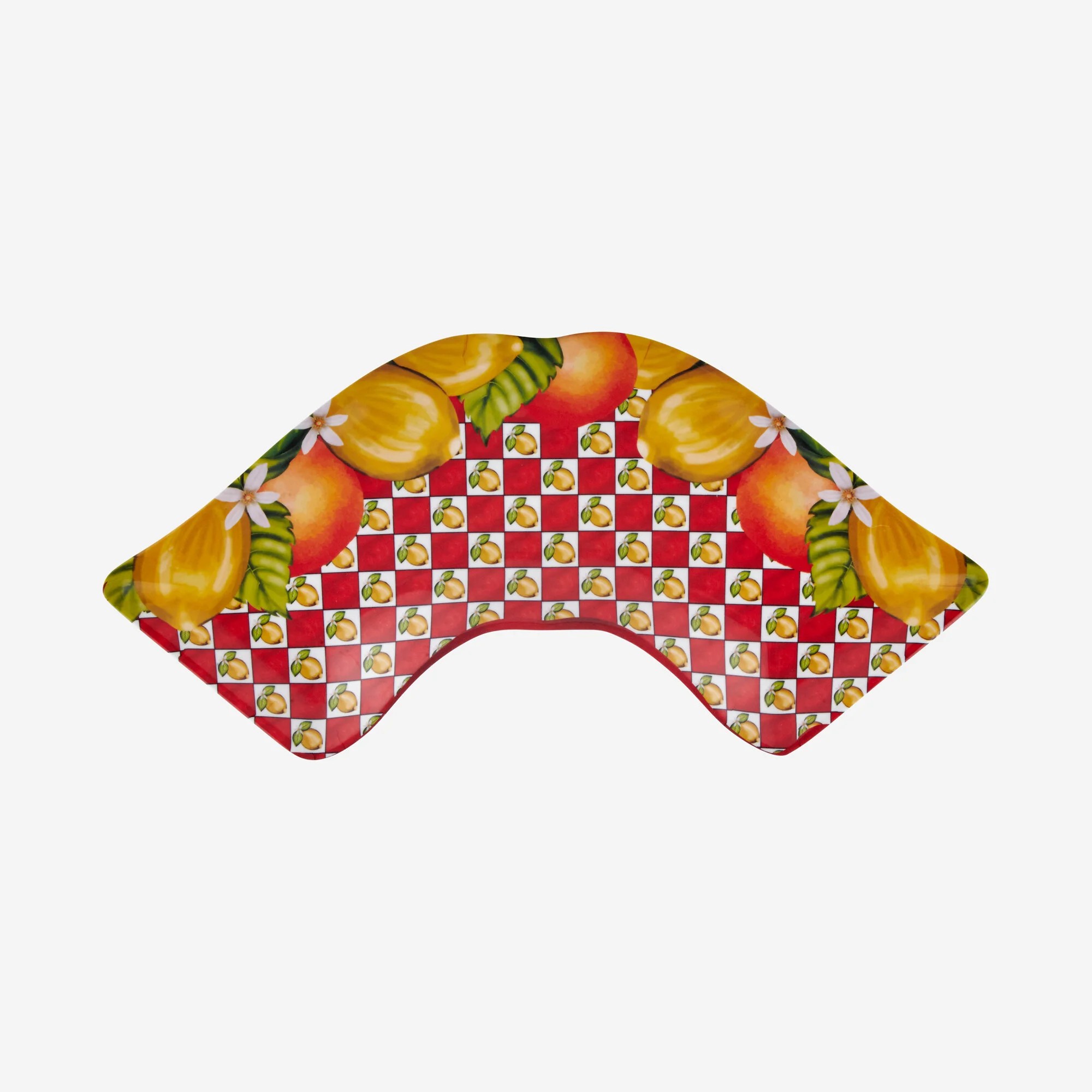 Kırmızı Melamin Meze Tabağı 7 Parça Capri Collection by Chiara Alessi