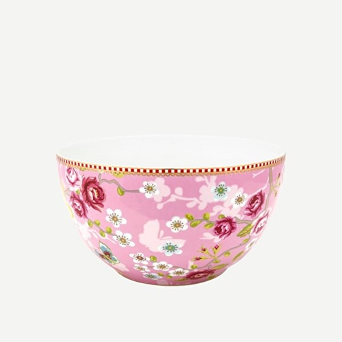 Early Birds Porselen Kase Pembe Renk 18 cm