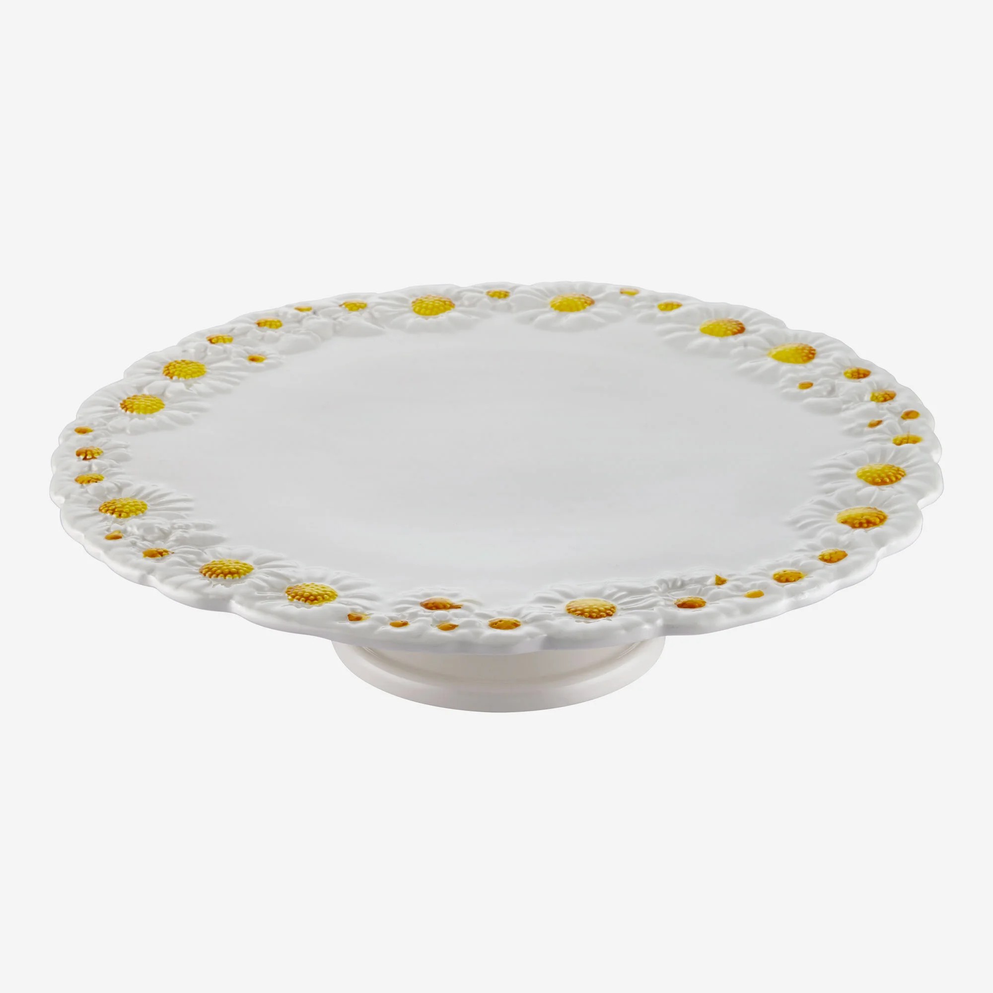 Camomilla Beyaz Kek Standı 36x36 cm 