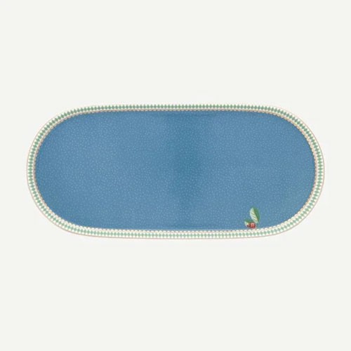 La Majorelle Oval Servis Tabağı Mavi Renk 25 cm