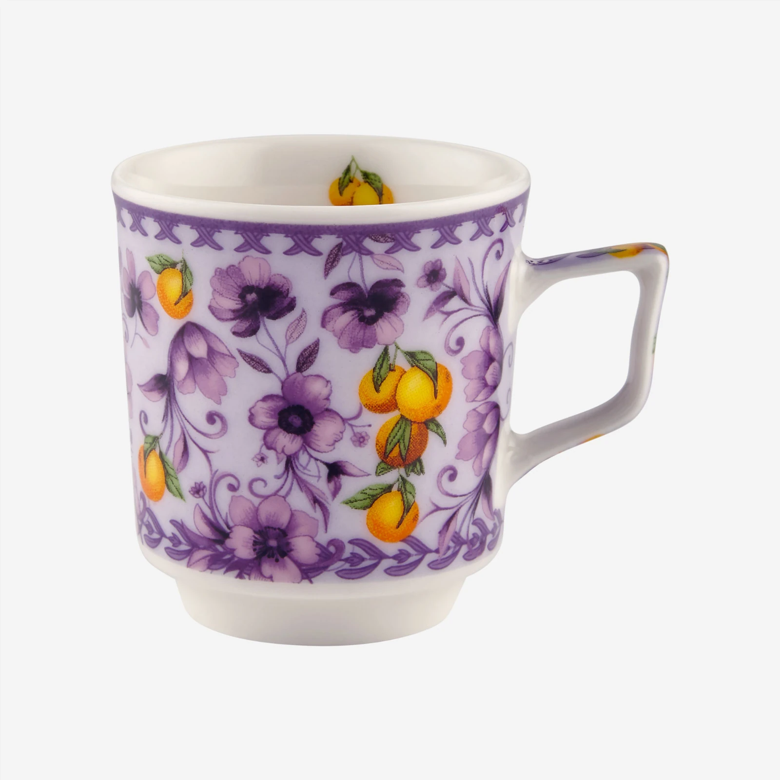 Arancia 2'li Türk Kahvesi Fincan Seti Mor Renk 120 ml