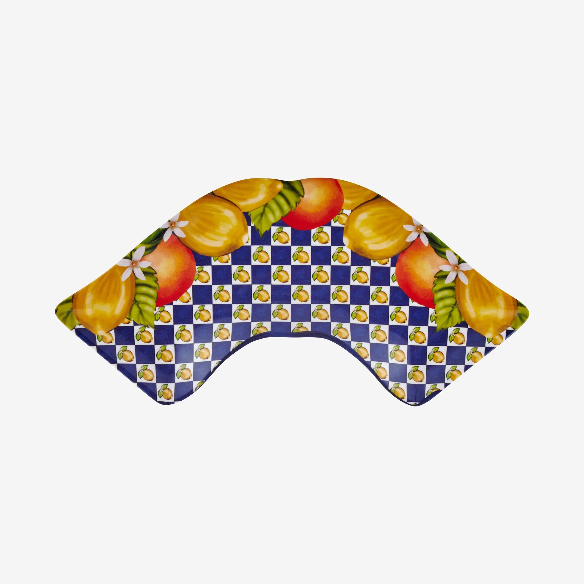 Mavi Melamin Meze Tabağı 7 Parça Capri Collection by Chiara Alessi