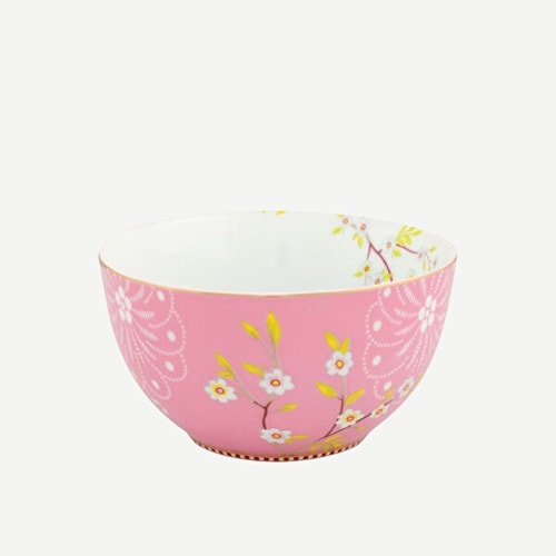 Early Birds Porselen Kase Pembe Renk 15 cm