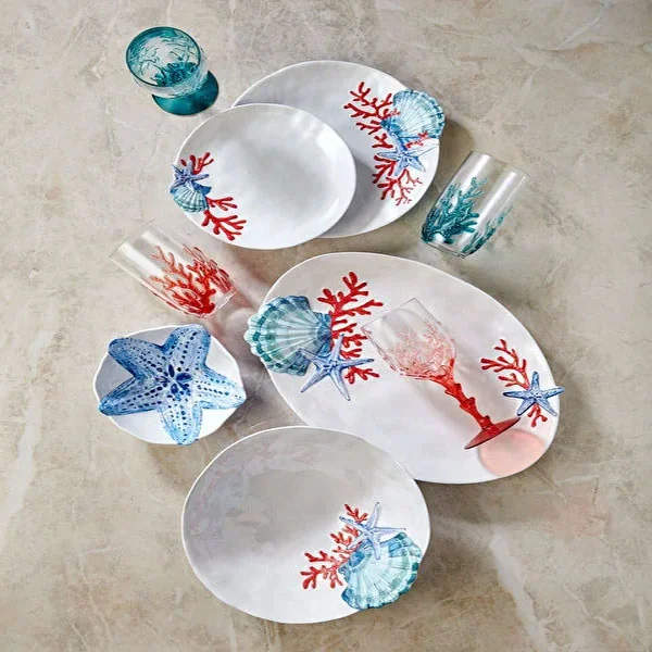 Chiara Alessi Bambu Melamin Çukur Tabak Beyaz Renk 23 Cm | Yoi