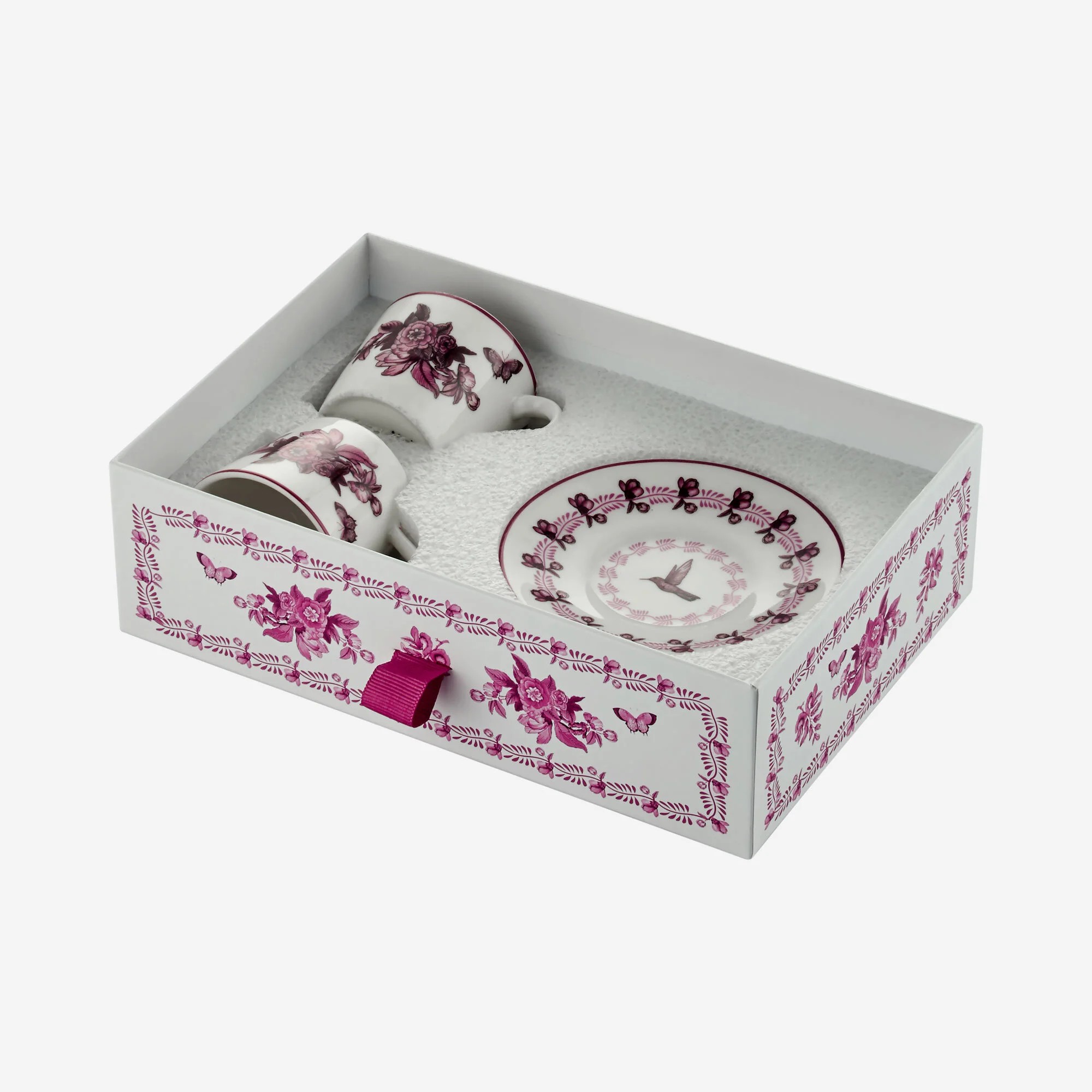 Allure Porselen Kahve Fincan Seti Pembe Renk 120 ml