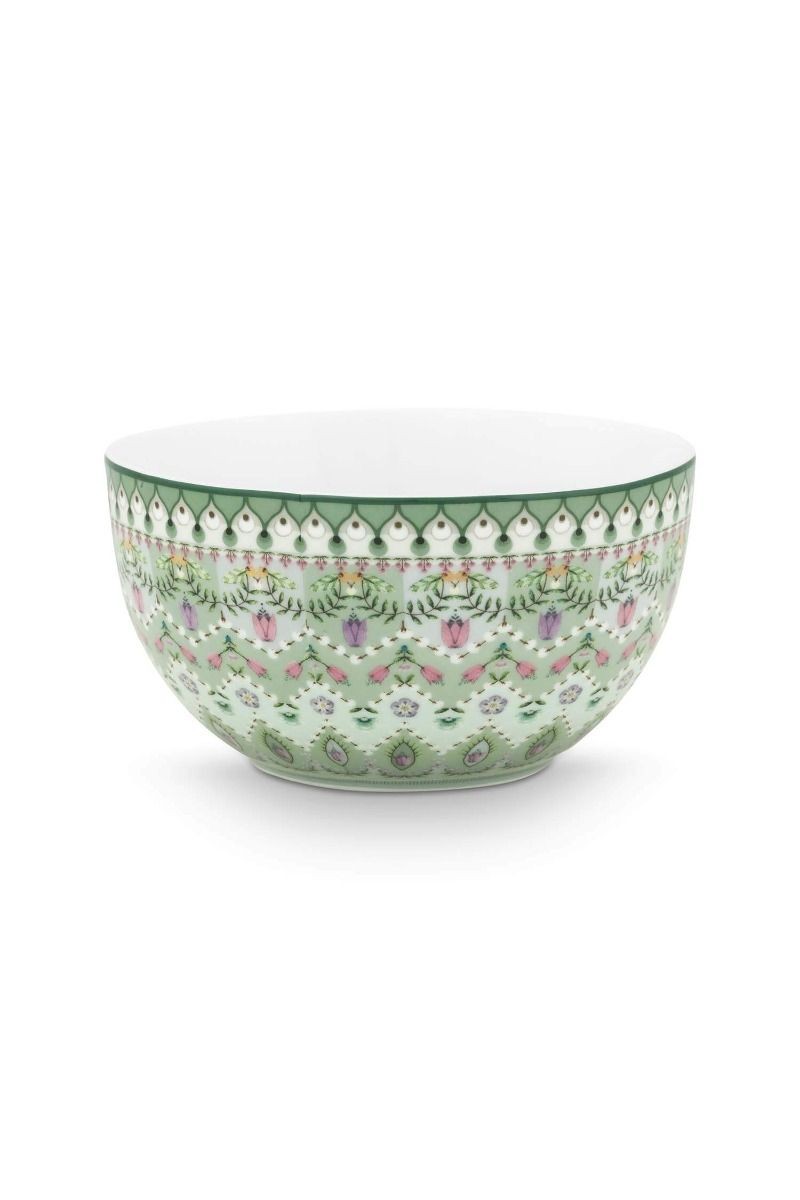 Lily & Lotus Porselen Kase Yeşil Renk 12 cm