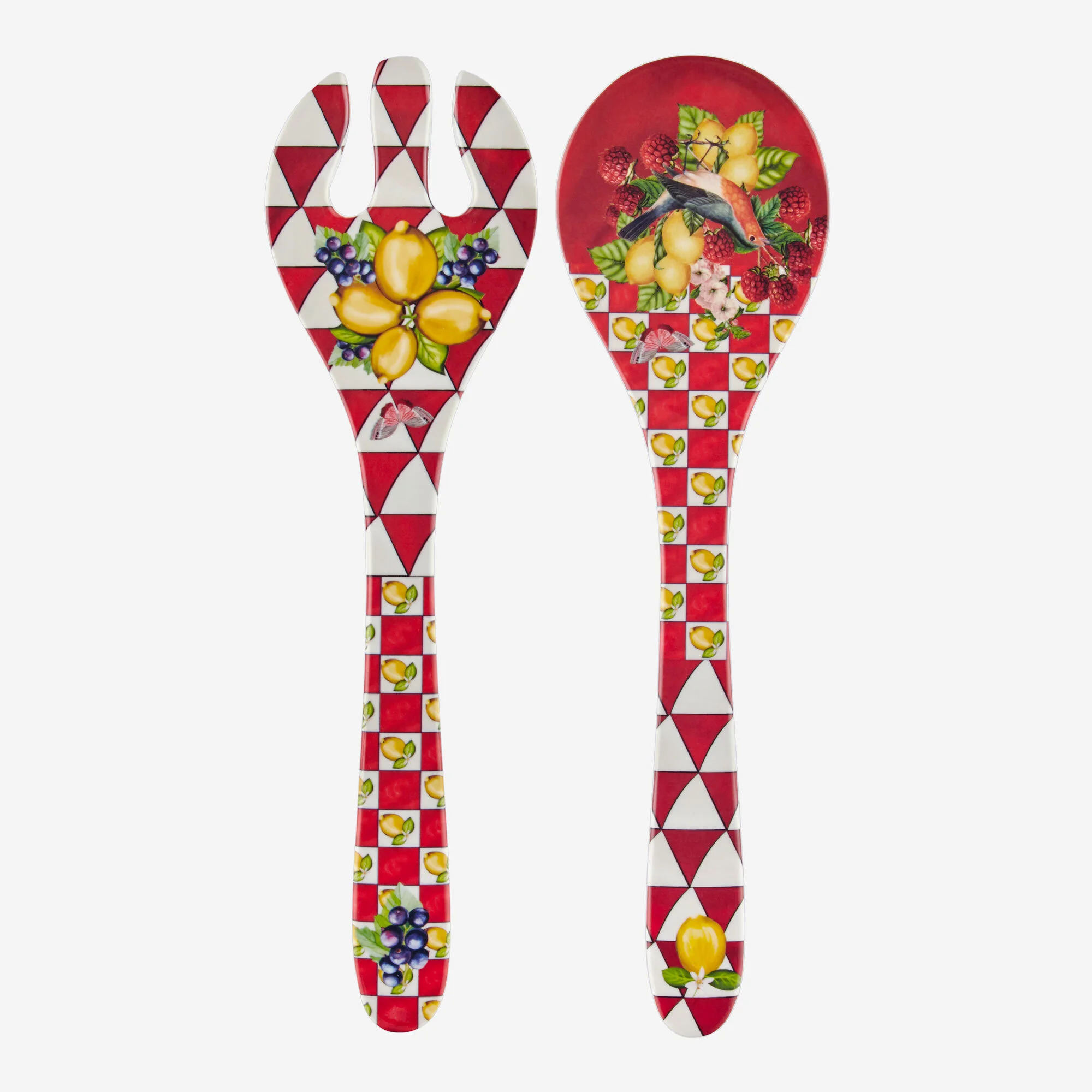 Capri Melamin Servis Seti 28 Cm Kırmızı Renk