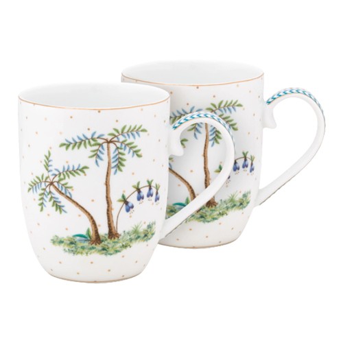 Jolie İkili Küçük Mug Seti Beyaz Renk 145 ml