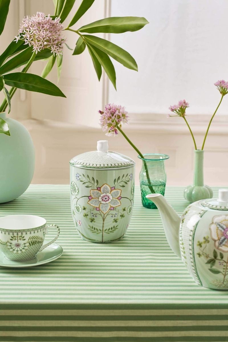 Lily & Lotus Porselen Küp Yeşil Renk 1500 ml