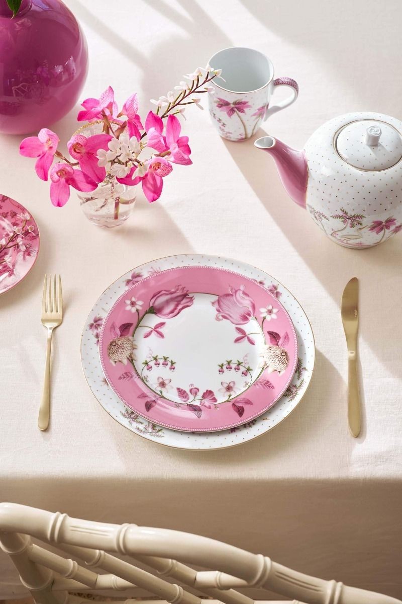Jolie Porselen Tabak Pembe Renk 23 cm