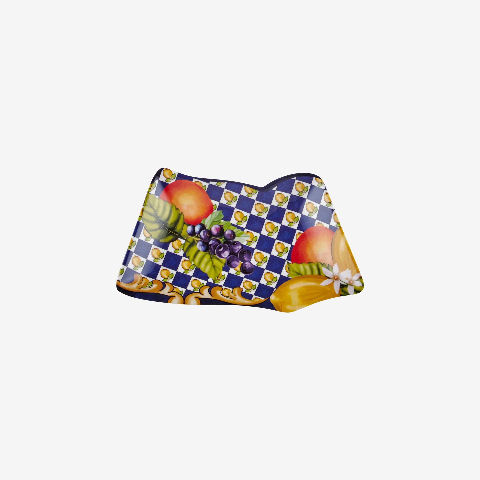 Mavi Melamin Meze Tabağı 7 Parça Capri Collection by Chiara Alessi