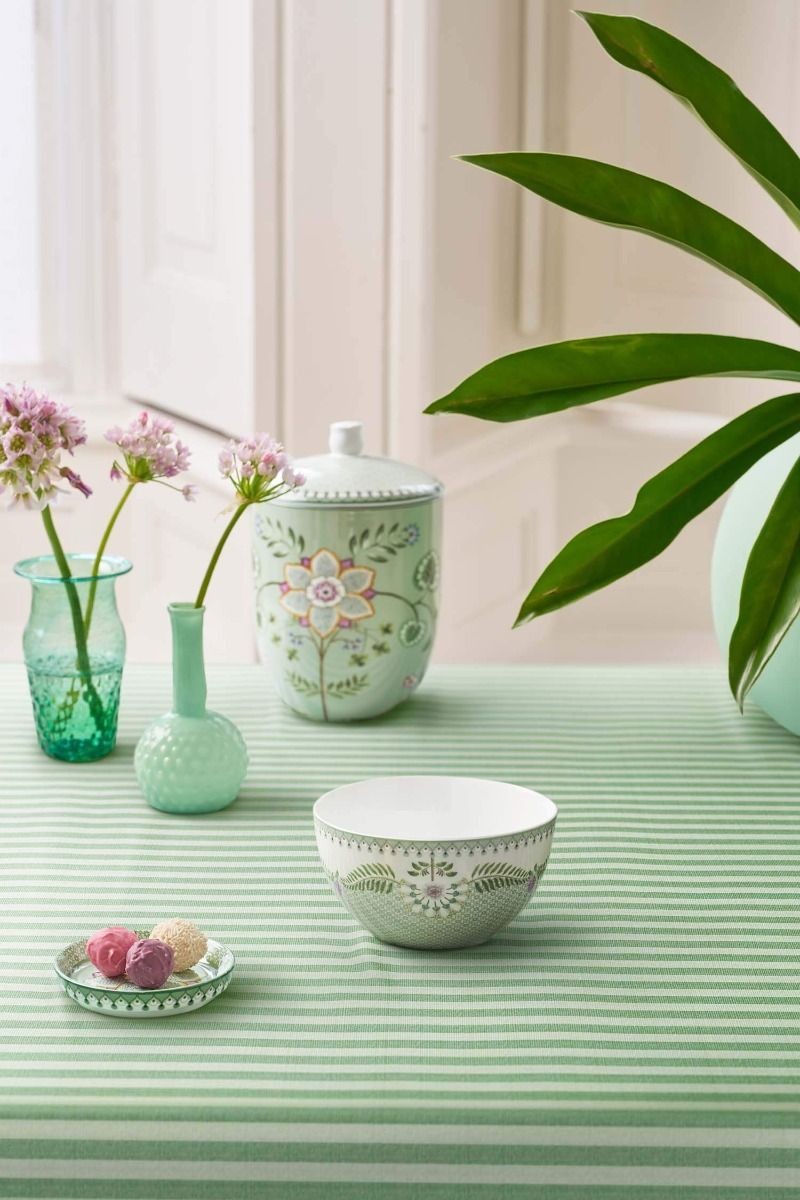 Lily & Lotus Porselen Kase Yeşil Renk 15 cm