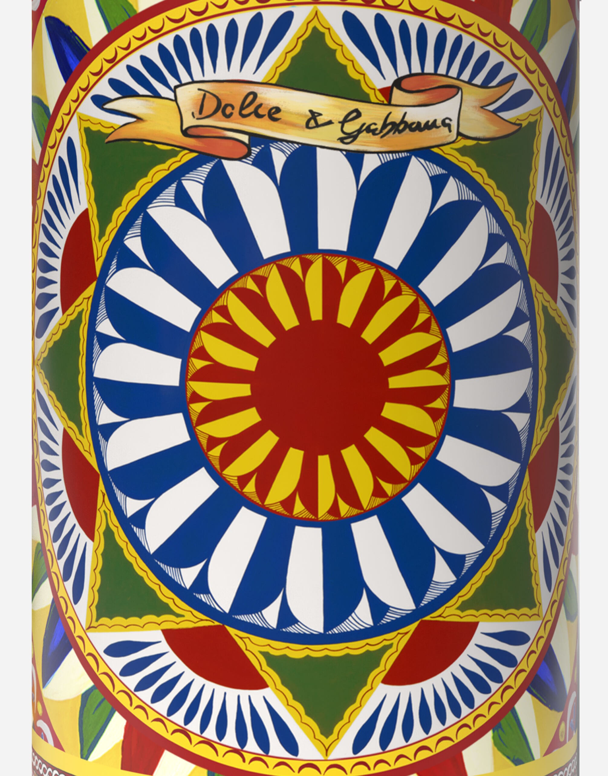 Dolce & Gabbana Sıcak Soğuk Termos 500 ml - Kırmızı Sarı Renk DG Floral